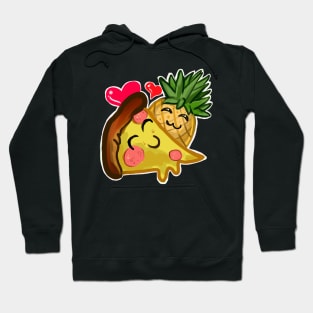 pineapple pizza love emote Hoodie